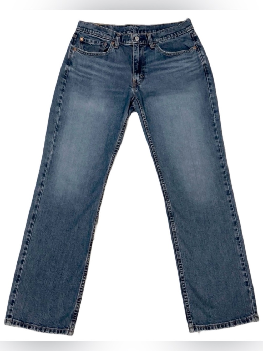 Levi's Men's Dark Wash 514 Straight Leg Denim Jeans Size W 32 L32